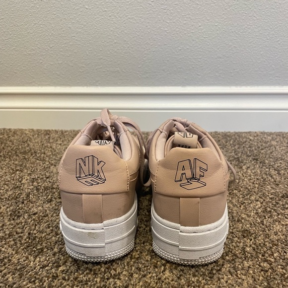 nike air force pale pink